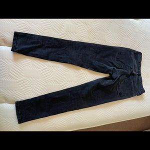 Black high rise stretchy skinny jeans